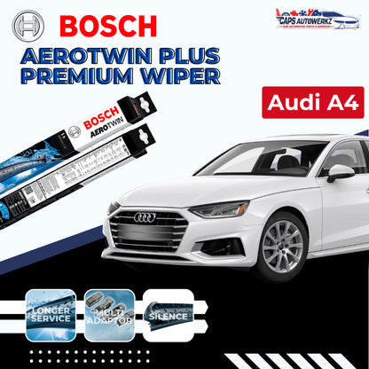 AUDI A-Series BOSCH Car Wiper Set | Premium Aerotwin Plus Windshield Wiper Blades A3 A4 A5