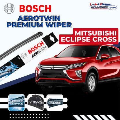 Mitsubishi Eclipse Cross BOSCH Car Front Wiper Set & Rear Wiper | Aerotwin Windshield Wiper Blades