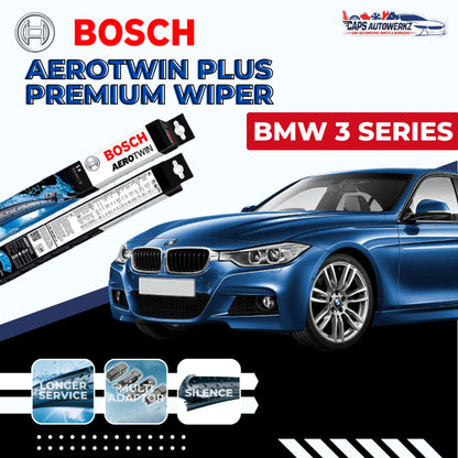 BMW 3 Series BOSCH Car Front Wiper Set | Aerotwin PLUS Windshield Wiper Blades