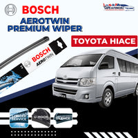 TOYOTA HIACE BOSCH Car Front Wiper Set Wiper | Premium Aerotwin Windshield Wiper Blades