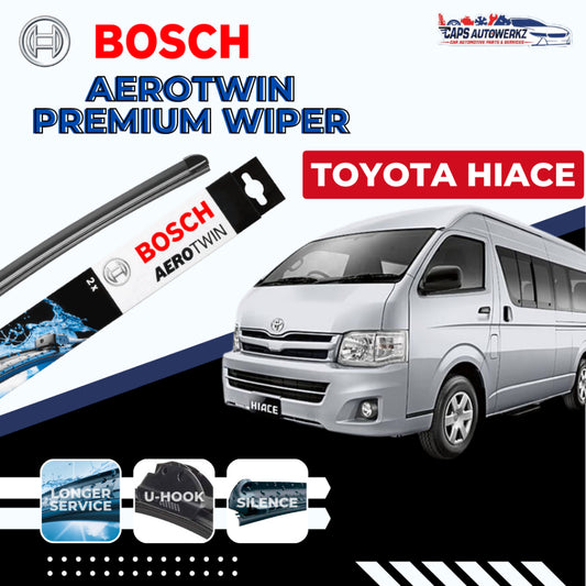 TOYOTA HIACE BOSCH Car Front Wiper Set Wiper | Premium Aerotwin Windshield Wiper Blades