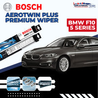 BMW 5 Series BOSCH Aerotwin Plus Car Front Wiper Set | F10 G30 Windshield Wiper Blades