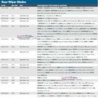 BOSCH Rear Car Wiper Blades | Available for Asian and European Car Models (PM Car Model if not sure)