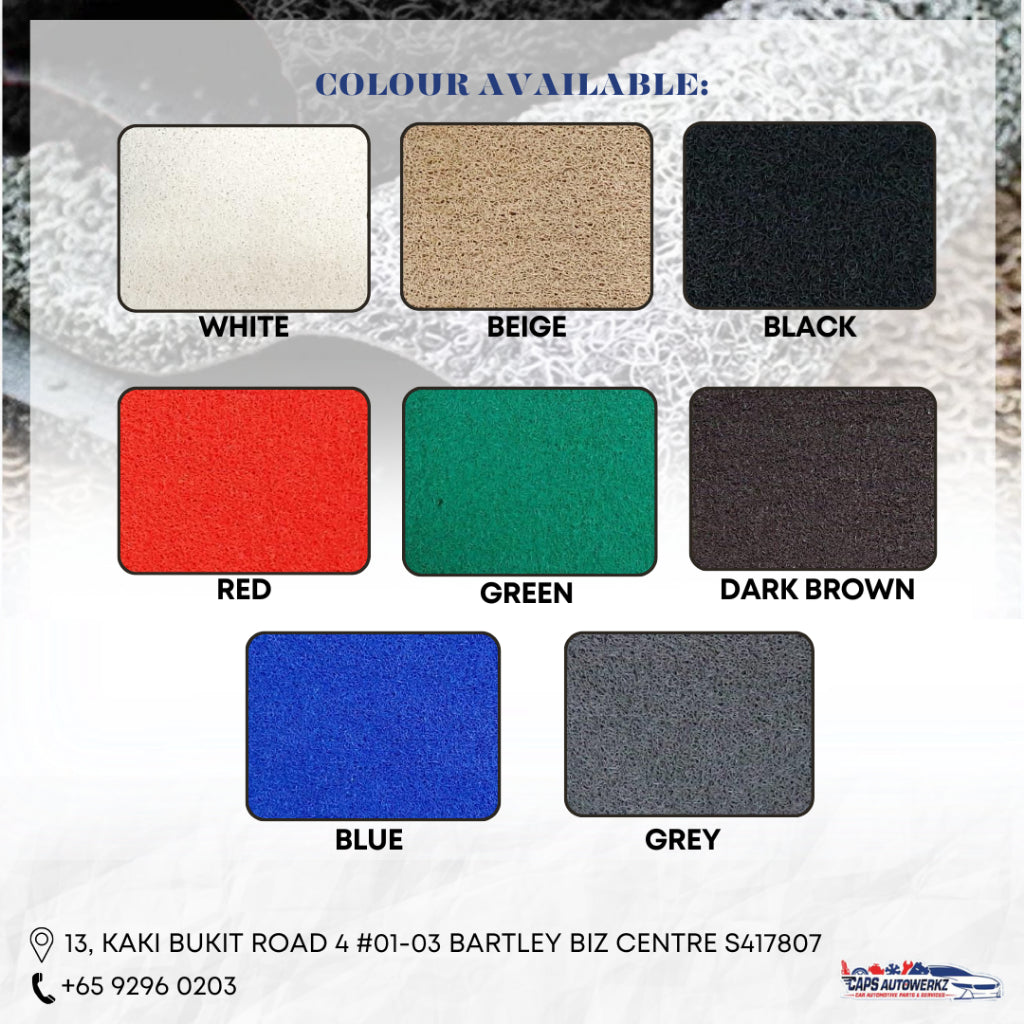 TOYOTA SIENTA Premium Customized Single Color Coil Car Mats | Car Floor Mats / Carpets Carmat