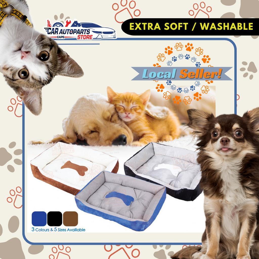 [🇸🇬 SG Ready Stock] Pet Bed for Dogs Cats Rabbits Small Animals soft washable comfortable pet mat