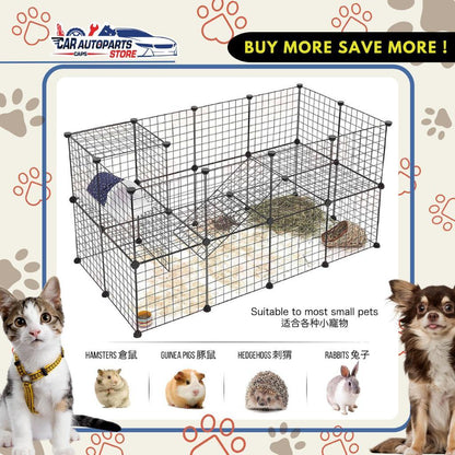 [🇸🇬 SG Ready Stock] Pet Fence DIY Pet Fence Dog Cage Cat House Rabbit Small Animal Playground
