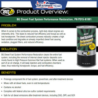BG Diesel Fuel System Performance Restoration 325ml (Made in USA) | Diesel Fuel System Cleaner