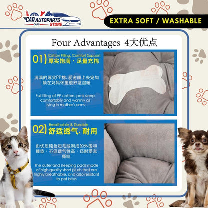 [🇸🇬 SG Ready Stock] Pet Bed for Dogs Cats Rabbits Small Animals soft washable comfortable pet mat