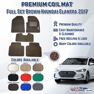 HYUNDAI AVANTE / ELANTRA Premium Customized Car Mat Set | Car Floor Mat / Carpet