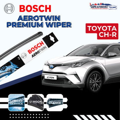 Toyota CHR BOSCH Car Front Wiper Set & Rear Wiper / CH-R Premium Aerotwin Windshield Wiper Blades