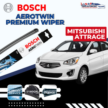 MITSUBISHI ATTRAGE BOSCH Aerotwin Car Front Wiper Set | Car Premium Windshield Wiper Blades