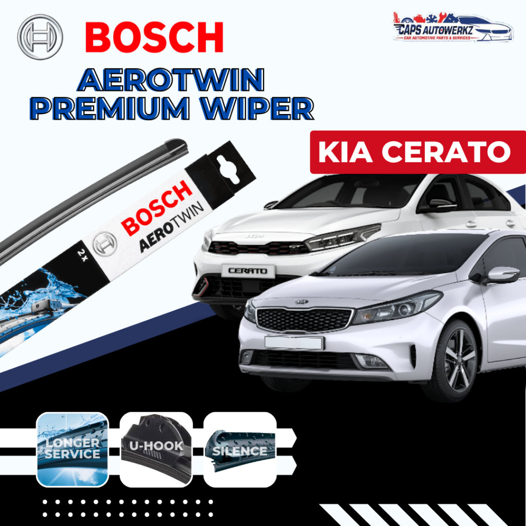 KIA Cerato K3 BOSCH Aerotwin Car Front Wiper Set | Car Premium Windshield Wiper Blades