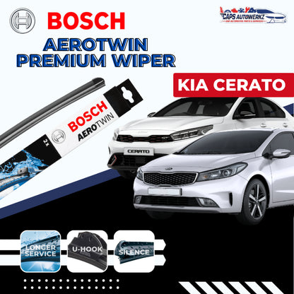 KIA Cerato K3 BOSCH Aerotwin Car Front Wiper Set | Car Premium Windshield Wiper Blades