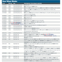 BOSCH Rear Car Wiper Blades | Available for Asian and European Car Models (PM Car Model if not sure)