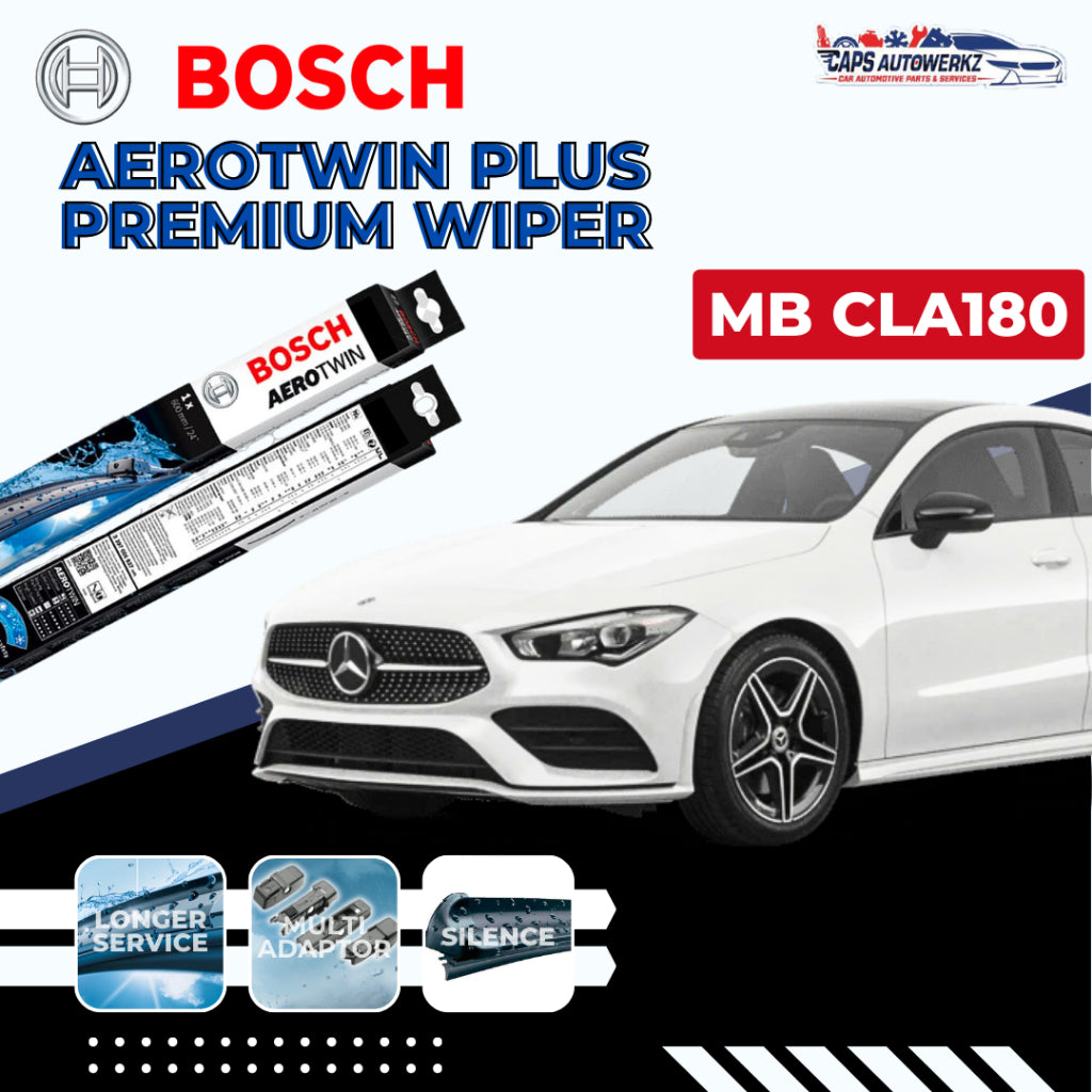 Mercedes Benz CLA BOSCH  Car Front Wiper Set |Aerotwin Plus  Windshield Wiper Blades CLA180 CLA200