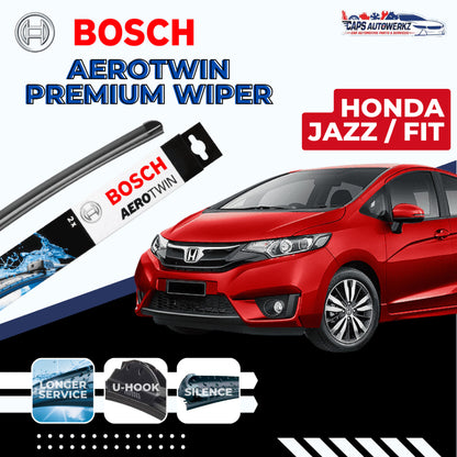 HONDA JAZZ/ FIT BOSCH Aerotwin Car Front Wiper Set & Rear Wiper | Premium Wiper Blades