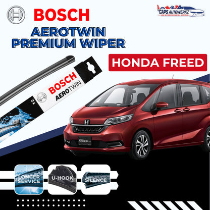 HONDA FREED BOSCH Aerotwin Car Wiper Set | Front / Rear Wiper | Premium Windshield Wiper Blades