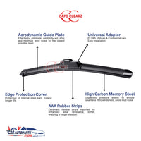 MERCEDES BENZ | CAPS CLEARZ Premium Car Wipers - Front Windshield Wiper Set