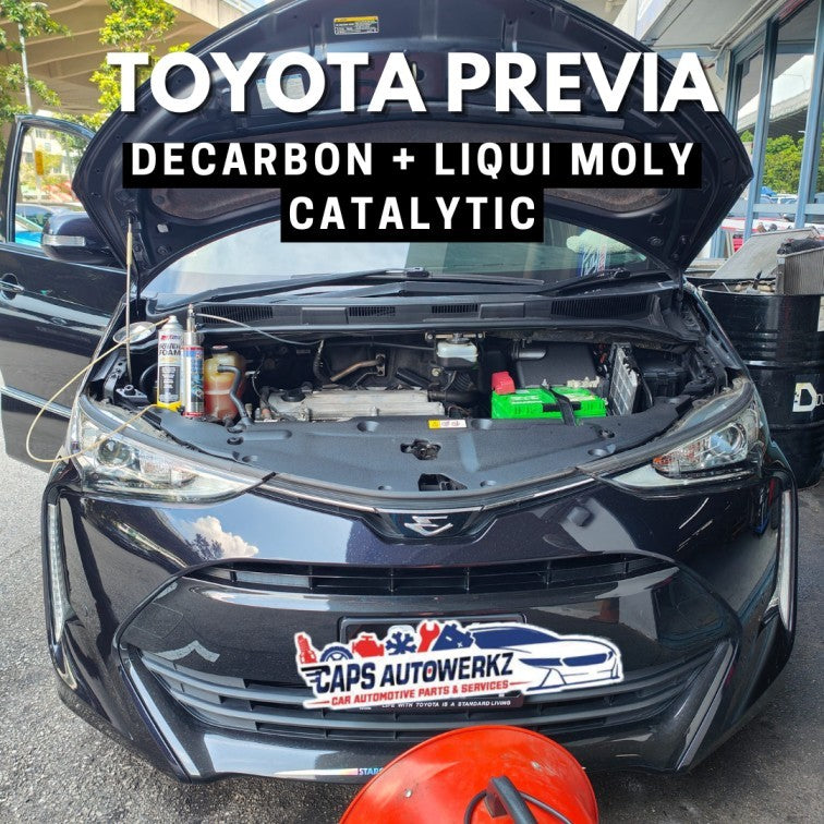 Car Service - DECARBON Bundle - AMSOIL Intake Valve Carbon Cleaning | LIQUI MOLY Catalytic System