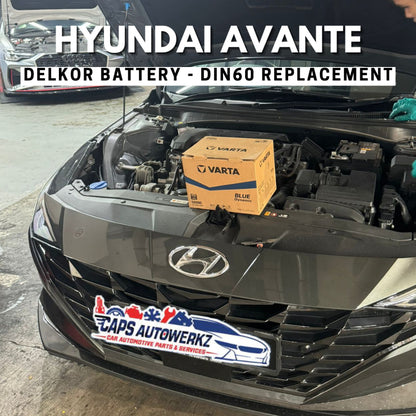 [INSTALL INCLUDED] DELKOR Car Battery | EFB AGM Car Lorry Van Battery | Workshop Install