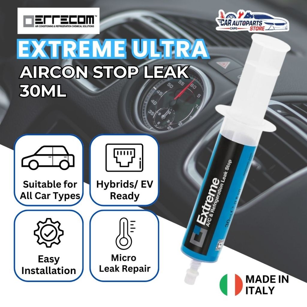 Extreme Ultra Car Aircon Stop Leak 6ML | Errecom A/C Gas Leak Repair Additive for Aircon System