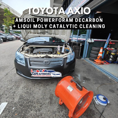 Car Service - DECARBON Bundle - AMSOIL Intake Valve Carbon Cleaning | LIQUI MOLY Catalytic System