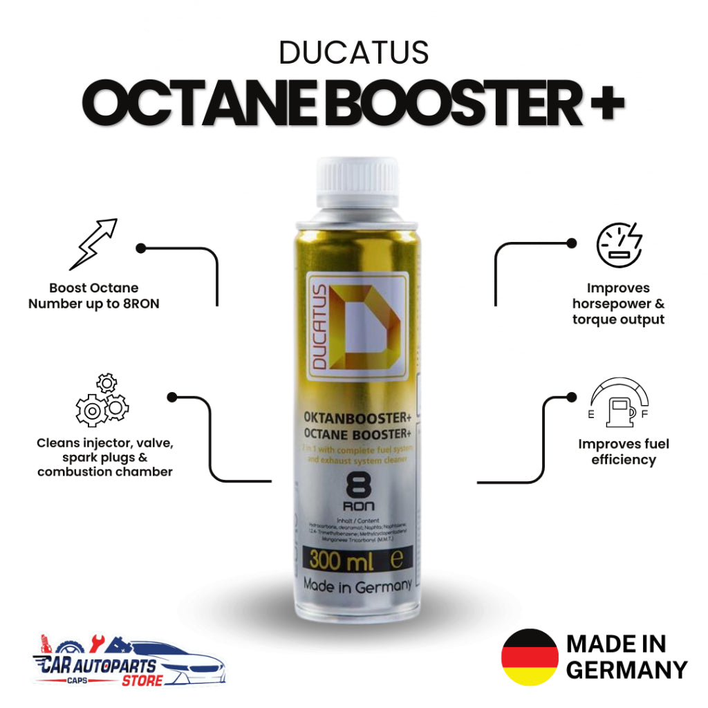 DUCATUS 2in1 Octane Booster (Made in Germany) 300ml | Car Fuel Additives Treatment Fuel Saver