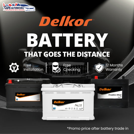 [INSTALL INCLUDED] DELKOR Car Battery | EFB AGM Car Lorry Van Battery | Workshop Install