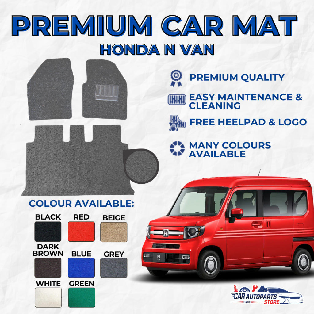 HONDA N VAN Premium Customized Coil Car Mats | Car Floor Mats / Carpet Carmat Set