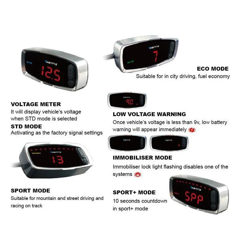 VAITRIX Digital Throttle Controller | Pedal Control Box Tuning Responsive Booster