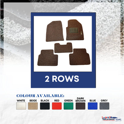 AUDI Q3 Premium Customized Single Color Coil Car Mats | Car Floor Mats / Carpet Carmat Waterproof