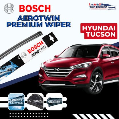 HYUNDAI TUCSON BOSCH Aerotwin Car Front Wiper Set / Rear Wiper | Windshield Wiper Blades