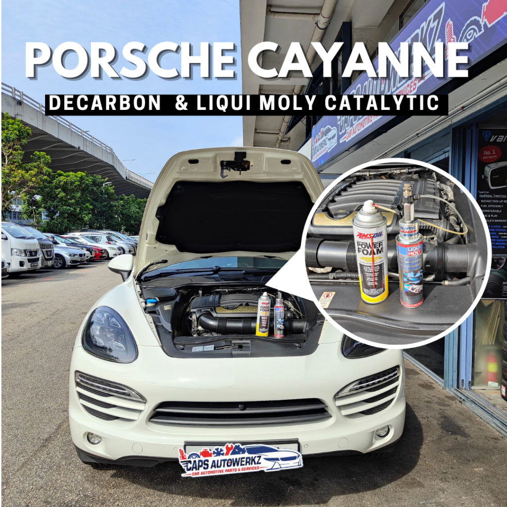Car Service - DECARBON Bundle - AMSOIL Intake Valve Carbon Cleaning | LIQUI MOLY Catalytic System