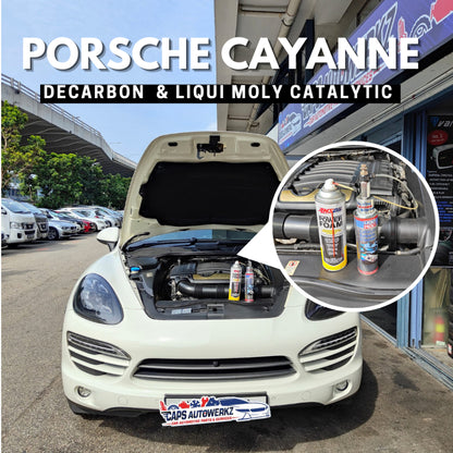Car Service - DECARBON Bundle - AMSOIL Intake Valve Carbon Cleaning | LIQUI MOLY Catalytic System
