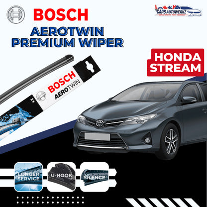 HONDA STREAM BOSCH Aerotwin Car Front Wiper Set | Premium Car Windscreen Wiper Blades