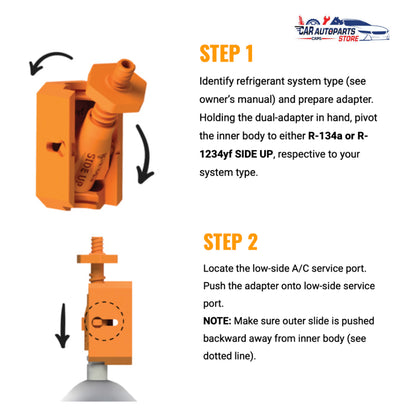AC Leak Sealant / Easy Car Aircon Leak Sealer Additive / Aircon Stop Leak | Leak Finder