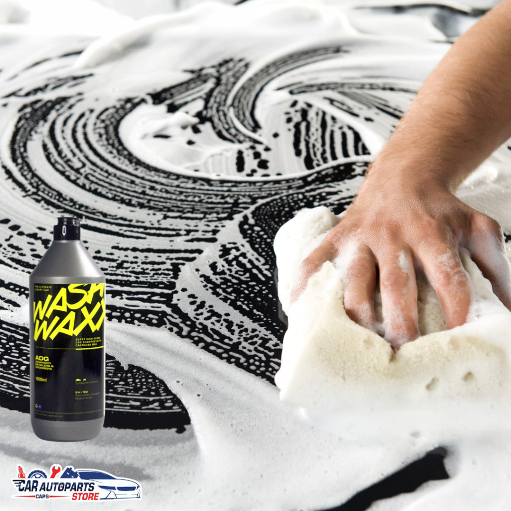 🇪🇺 ADG Premium 2 in 1 Car Wash & Wax Shampoo 1L WASHEAXX| High-Gloss Shampoo Wash & Coating