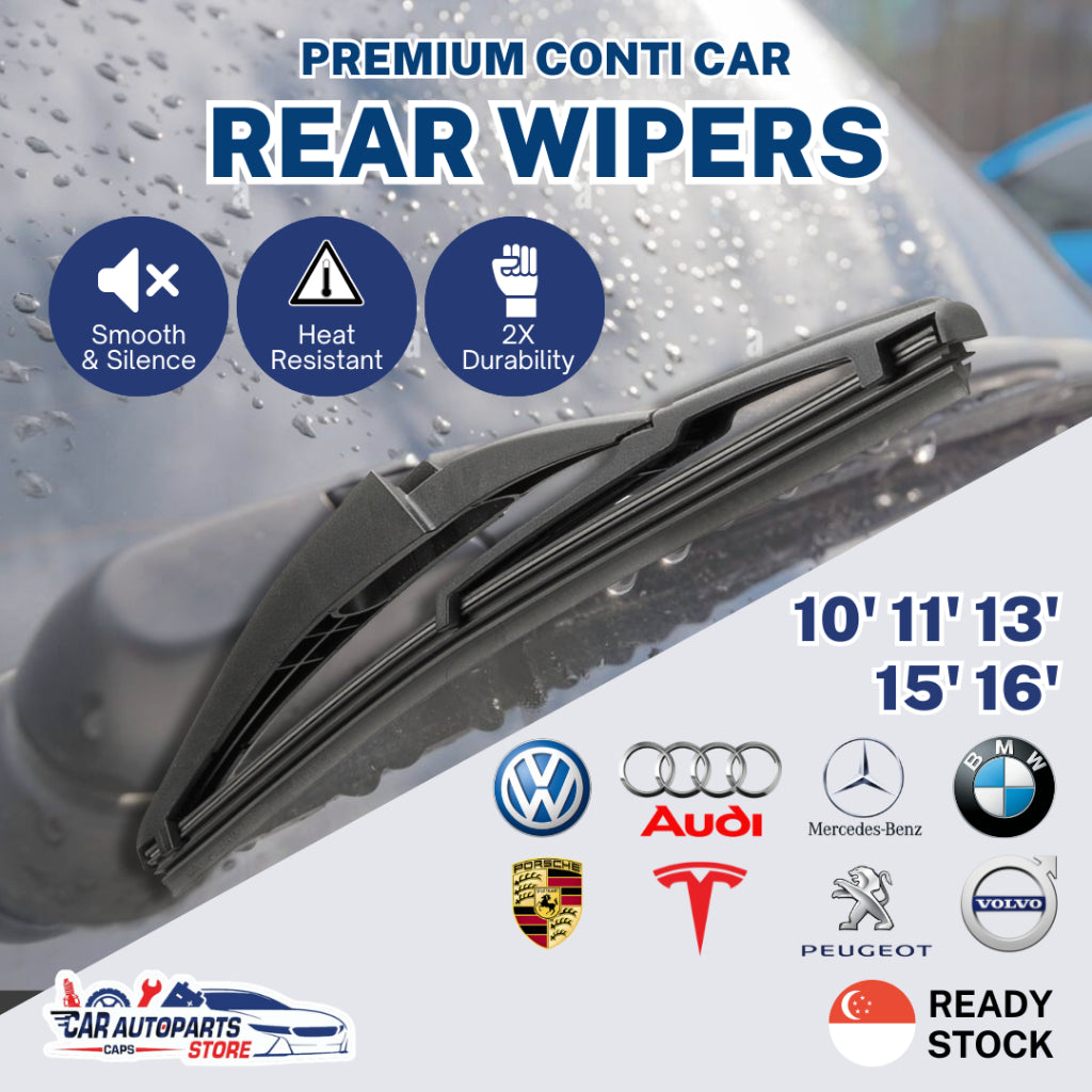 OEM Premium Rear Wiper for Continental Car | Rear Back Windscreen Wiper Blades