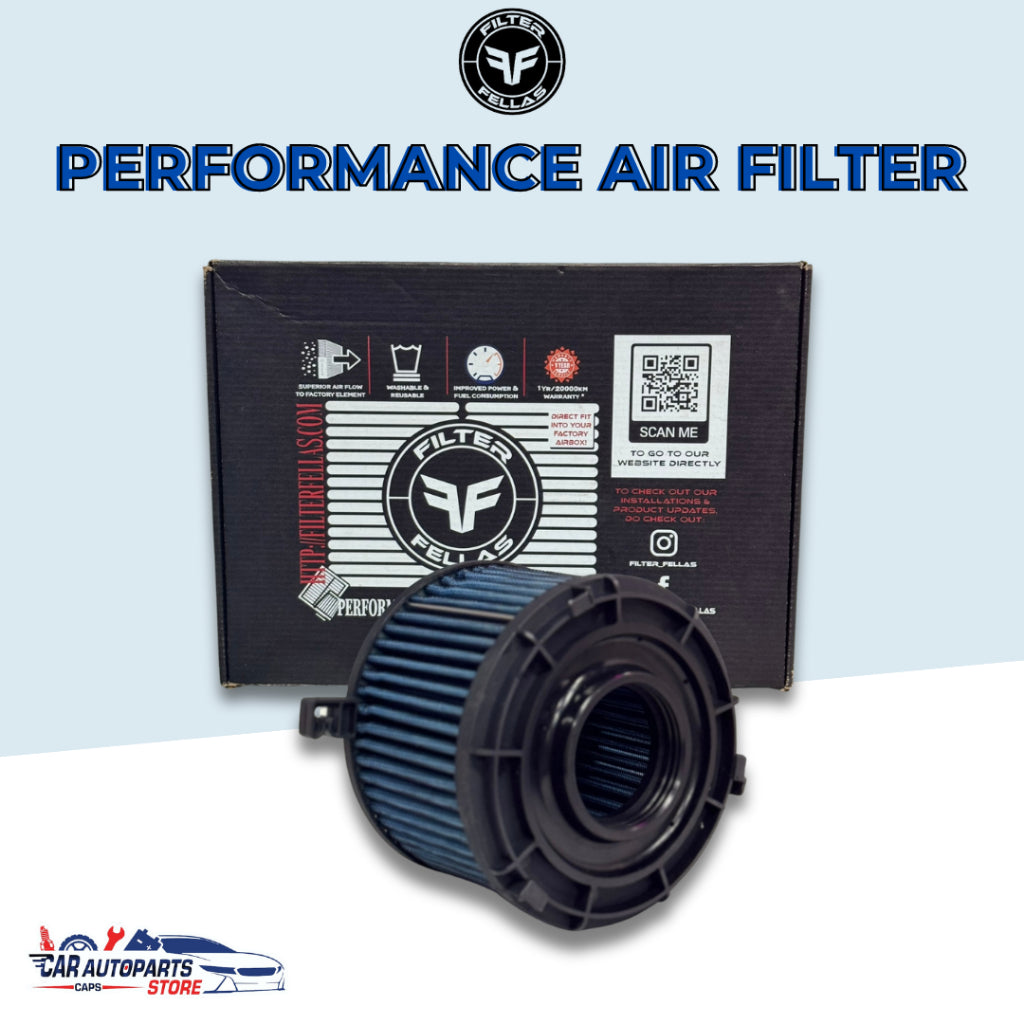 FELLAS Performance Air Filter for JAGUAR | Drop In Air Filter / Open Pod Washable