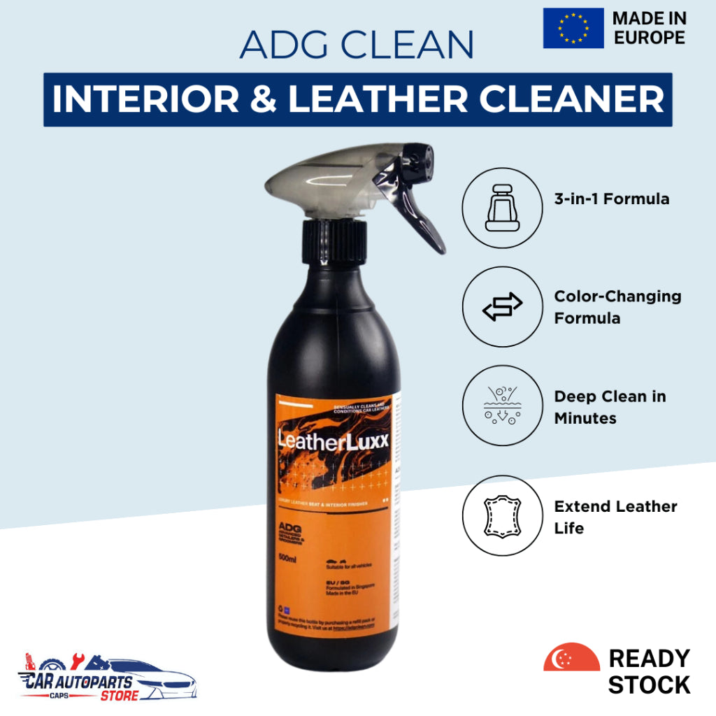 🇪🇺 ADG Car 3-in-1 Interior & Leather Cleaner LEATHERLUXX 500ml | Car Leather Seat Cleaning