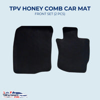 Customized TPV Honeycomb Car Mats Set | Waterproof Car Floor Mat / Anti-slip Durable Rubber Carpet
