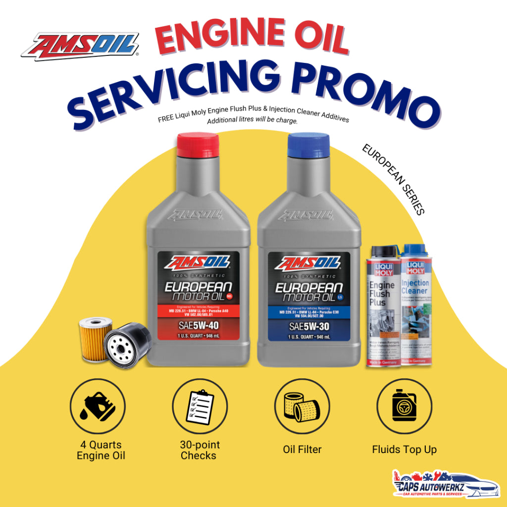 Car Servicing Package - AMSOIL Series Engine Oil Car Service Package | 0W20 0W40 5W30 5W40