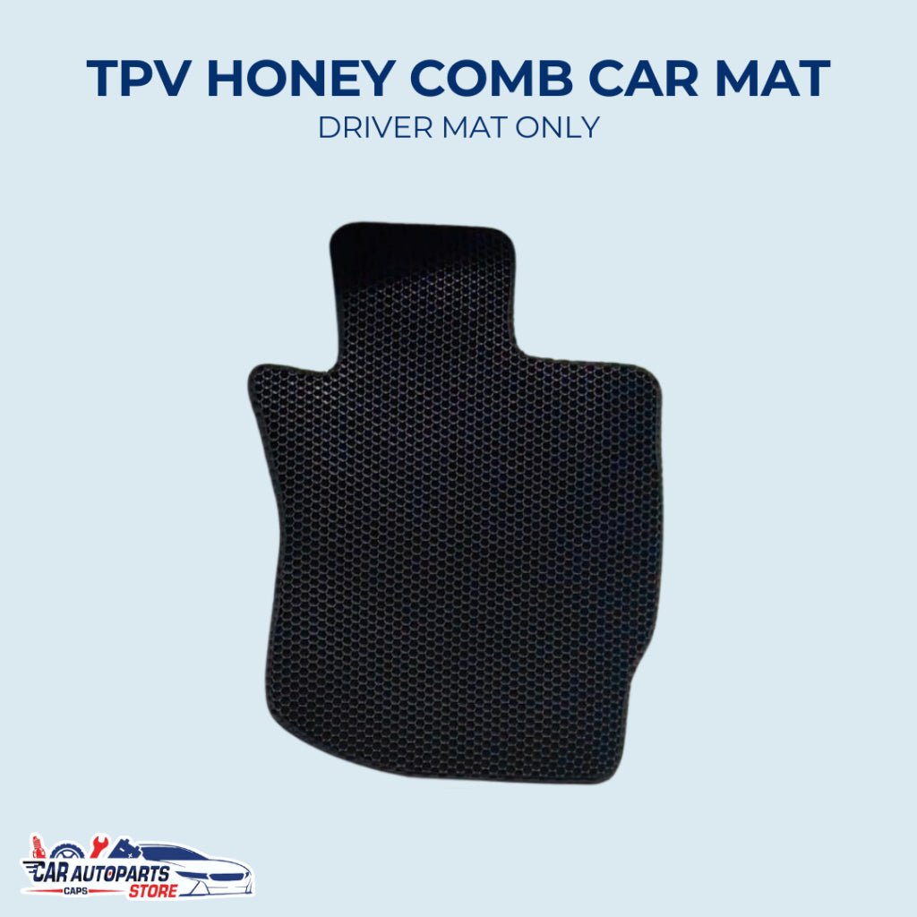Customized TPV Honeycomb Car Mats Set | Waterproof Car Floor Mat / Anti-slip Durable Rubber Carpet