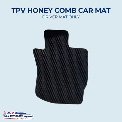Customized TPV Honeycomb Car Mats Set | Waterproof Car Floor Mat / Anti-slip Durable Rubber Carpet