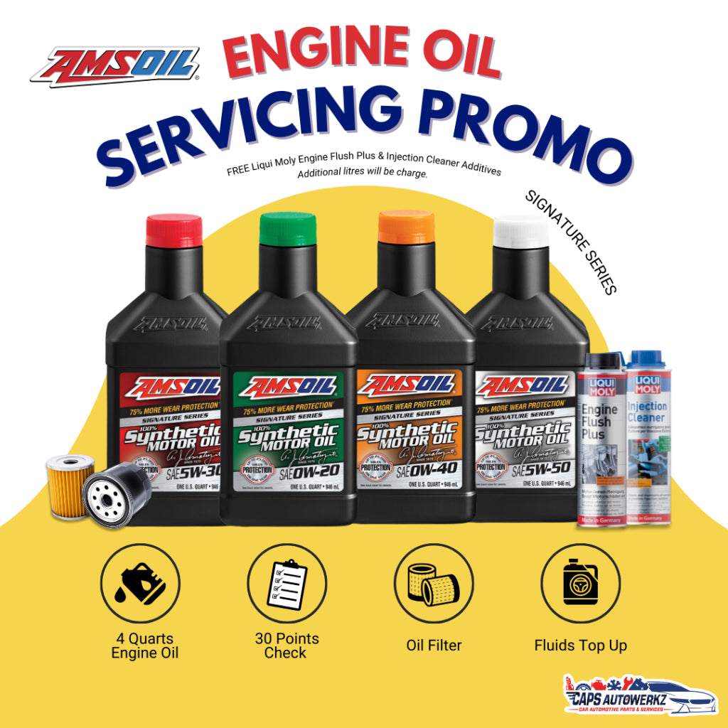 Car Servicing Package - AMSOIL Series Engine Oil Car Service Package | 0W20 0W40 5W30 5W40