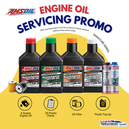 Car Servicing Package - AMSOIL Series Engine Oil Car Service Package | 0W20 0W40 5W30 5W40