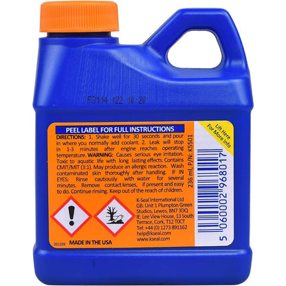 K-Seal Multi-Purpose 1 Step Permanent Coolant Leak Repair / Permanent Head Gasket and Block Repair