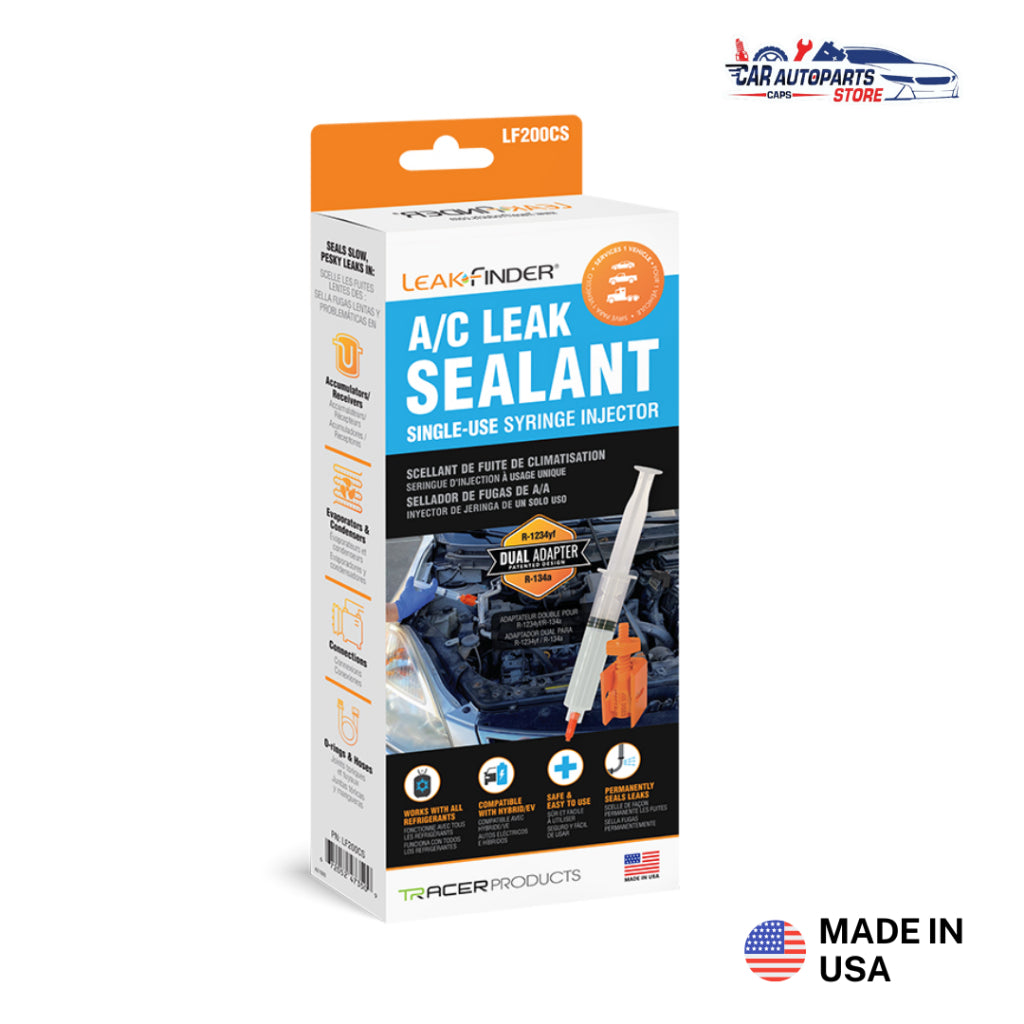 AC Leak Sealant / Easy Car Aircon Leak Sealer Additive / Aircon Stop Leak | Leak Finder