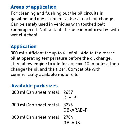 Liqui Moly Engine Flush 300ML | Car Engine Additive
