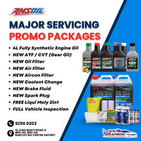 Major Servicing Package - AMSOIL Asian Car Service Package | Full Car Services with ATF/CVT | PM Car Model